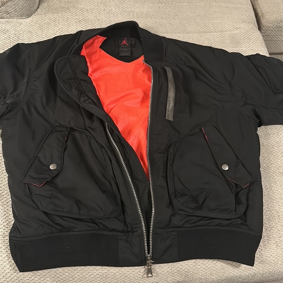 Jordan lined bomber jacket men’s size large - Picture 16 of 16